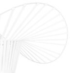 GLOBOSTAR® LUMINOVA 61465 Μοντέρνο Κρεμαστό Φωτιστικό Οροφής με Ντουί 1 x E27 AC 220-240V IP20 - Λευκό - Μ60 x Π60 x Υ25cm - Image 8