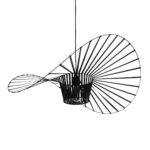 GLOBOSTAR® LUMINOVA 61466 Μοντέρνο Κρεμαστό Φωτιστικό Οροφής με Ντουί 1 x E27 AC 220-240V IP20 - Μαύρο - Μ80 x Π80 x Υ30cm - Image 6