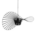 GLOBOSTAR® LUMINOVA 61466 Μοντέρνο Κρεμαστό Φωτιστικό Οροφής με Ντουί 1 x E27 AC 220-240V IP20 - Μαύρο - Μ80 x Π80 x Υ30cm - Image 7