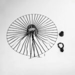 GLOBOSTAR® LUMINOVA 61467 Μοντέρνο Κρεμαστό Φωτιστικό Οροφής με Ντουί 1 x E27 AC 220-240V IP20 - Μαύρο - Μ100 x Π100 x Υ30cm - Image 10