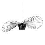 GLOBOSTAR® LUMINOVA 61467 Μοντέρνο Κρεμαστό Φωτιστικό Οροφής με Ντουί 1 x E27 AC 220-240V IP20 - Μαύρο - Μ100 x Π100 x Υ30cm - Image 5