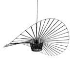 GLOBOSTAR® LUMINOVA 61467 Μοντέρνο Κρεμαστό Φωτιστικό Οροφής με Ντουί 1 x E27 AC 220-240V IP20 - Μαύρο - Μ100 x Π100 x Υ30cm - Image 6