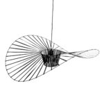 GLOBOSTAR® LUMINOVA 61467 Μοντέρνο Κρεμαστό Φωτιστικό Οροφής με Ντουί 1 x E27 AC 220-240V IP20 - Μαύρο - Μ100 x Π100 x Υ30cm - Image 7