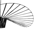 GLOBOSTAR® LUMINOVA 61467 Μοντέρνο Κρεμαστό Φωτιστικό Οροφής με Ντουί 1 x E27 AC 220-240V IP20 - Μαύρο - Μ100 x Π100 x Υ30cm - Image 8