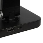 GLOBOSTAR® TEBLA 60481 Μοντέρνο Επιτραπέζιο Φωτιστικό Γραφείου LED 5W 500lm 120° AC 220-240V IP20 Ρυθμιζόμενο Λευκό CCT με Αφή 2700K/4500K/6000K Dimmable - Bridgelux SMD Chip - Μαύρο - Μ11 x Π31 x Υ52cm - 2 Χρόνια Εγγύηση - Image 8