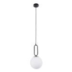 GLOBOSTAR® BELLISSIMO 61489 Μοντέρνο Κρεμαστό Φωτιστικό Οροφής με Ντουί 1 x E27 AC 220-240V IP20 - Λευκό & Μαύρο - Μ20 x Π20 x Υ42cm - Image 3