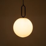 GLOBOSTAR® BELLISSIMO 61490 Μοντέρνο Κρεμαστό Φωτιστικό Οροφής με Ντουί 1 x E27 AC 220-240V IP20 - Λευκό & Μαύρο - Μ30 x Π30 x Υ52cm - Image 9