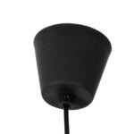 GLOBOSTAR® CABLITO 61562 Μοντέρνο Κρεμαστό Φωτιστικό Οροφής με Ντουί 1 x E27 AC 220-240V IP20 - Μαύρο - Μ4 x Π4 x Υ110cm - Image 3