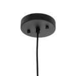 GLOBOSTAR® AGROS 61591 Μοντέρνο Κρεμαστό Φωτιστικό Οροφής με Ντουί 1 x E27 AC 220-240V IP65 - Λευκό & Μάυρο - Μ20 x Π20 x Υ22cm - Image 9