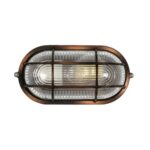 GLOBOSTAR® BOATLIGHT 61622 Vintage Φωτιστικό Καραβοχελώνα Τοίχου - Απλίκα με Ντουί 1 x E27 AC 220-240V Αδιάβροχο IP65 - Χάλκινο Παλαιωμένο Εφέ Σκουριάς Ματ - Μ21 x Π10.4 x Υ9cm - Image 4