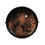 GLOBOSTAR® BOATLIGHT 61624 Vintage Φωτιστικό Καραβοχελώνα Τοίχου & Οροφής με Ντουί 2 x E27 AC 220-240V Αδιάβροχο IP65 - Χάλκινο Παλαιωμένο Εφέ Σκουριάς Ματ - Μ24 x Π24 x Υ11cm - Image 6