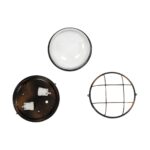 GLOBOSTAR® BOATLIGHT 61624 Vintage Φωτιστικό Καραβοχελώνα Τοίχου & Οροφής με Ντουί 2 x E27 AC 220-240V Αδιάβροχο IP65 - Χάλκινο Παλαιωμένο Εφέ Σκουριάς Ματ - Μ24 x Π24 x Υ11cm - Image 8