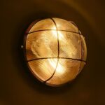 GLOBOSTAR® BOATLIGHT 61624 Vintage Φωτιστικό Καραβοχελώνα Τοίχου & Οροφής με Ντουί 2 x E27 AC 220-240V Αδιάβροχο IP65 - Χάλκινο Παλαιωμένο Εφέ Σκουριάς Ματ - Μ24 x Π24 x Υ11cm - Image 10