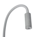 GLOBOSTAR® GOOSE 61689 Μοντέρνο Φωτιστικό Τοίχου - Απλίκα Ξενοδοχείου Reading Light LED 3W 300lm 36° AC 220-240V IP20 Θερμό Λευκό 2700K - CREE XPE Chip & TÜV SÜD Driver - Γκρι Ανθρακί Ματ - Μ6.5 x Π15 x Υ24.5cm - 3 Χρόνια Εγγύηση - Image 5