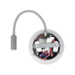 GLOBOSTAR® GOOSE 61694 Μοντέρνο Φωτιστικό Τοίχου - Απλίκα Ξενοδοχείου Reading Light με Φορτιστή USB 3A LED 6W 600lm 36° & 360° AC 220-240V IP20 Θερμό Λευκό 2700K - CREE XPE & Lumileds SMD Chip - Γκρι Ανθρακί Ματ - Μ15.5 x Π15 x Υ30.5cm - 3 Χρόνια Εγγύηση - Image 7