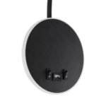GLOBOSTAR® GOOSE 61695 Μοντέρνο Φωτιστικό Τοίχου - Απλίκα Ξενοδοχείου Reading Light με Φορτιστή USB 3A LED 6W 600lm 36° & 360° AC 220-240V IP20 Θερμό Λευκό 2700K - CREE XPE & Lumileds SMD Chip - Μαύρο Ματ - Μ15.5 x Π15 x Υ30.5cm - 3 Χρόνια Εγγύηση - Image 6