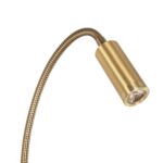 GLOBOSTAR® GOOSE 61697 Μοντέρνο Φωτιστικό Τοίχου - Απλίκα Ξενοδοχείου Reading Light με Φορτιστή USB 3A LED 6W 600lm 36° & 360° AC 220-240V IP20 Θερμό Λευκό 2700K - CREE XPE & Lumileds SMD Chip - Χρυσό Βούρτσας - Μ15.5 x Π15 x Υ30.5cm - 3 Χρόνια Εγγύηση - Image 5
