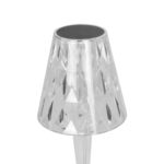 GLOBOSTAR® CRYSTAL 62042 Μοντέρνο Επιτραπέζιο Φωτιστικό Πορτατίφ LED 1W 100lm 360° DC 5V USB-C με Επαναφορτιζόμενη Μπαταρία Li-ion 3.7V 1600mAh IP44 Πολύχρωμο RGBW με Χειριστήριο Dimmable - Sanan SMD Chip - Διάφανο - Μ11.5 x Π11.5 x Υ25.5cm - 3 Χρόνια Εγγύηση - Image 6