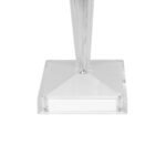 GLOBOSTAR® CRYSTAL 62042 Μοντέρνο Επιτραπέζιο Φωτιστικό Πορτατίφ LED 1W 100lm 360° DC 5V USB-C με Επαναφορτιζόμενη Μπαταρία Li-ion 3.7V 1600mAh IP44 Πολύχρωμο RGBW με Χειριστήριο Dimmable - Sanan SMD Chip - Διάφανο - Μ11.5 x Π11.5 x Υ25.5cm - 3 Χρόνια Εγγύηση - Image 7