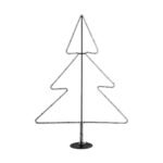 GLOBOSTAR® XMAS-TREE-SMALL Χριστουγεννιάτικο Διακοσμητικό Φωτιστικό LED 19,5W 780lm 360° AC 220-240V Αδιάβροχο IP65 Θερμό Λευκό 2700K - Μαύρο & Διάφανο - M102 x Π25 x Υ142cm - 2 Χρόνια Εγγύηση - Image 2