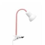 GLOBOSTAR® TAVOLO 204-0154 Παιδικό Επιτραπέζιο Φωτιστικό Πορτατίφ με Ντουί 1 x E14 AC 220-240V IP20 - Ροζ & Λευκό - Μ11 x Π9 x Υ35cm - Image 2