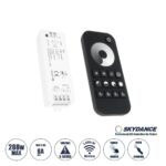 GloboStar® 73118 RT1+V1 SKYDANCE ΣΕΤ Dimmer & Ασύρματο Χειριστήριο Αφής 1 Group RF 2.4Ghz 8A Max DC 5-36V (288W) - DC 3V IP20 - 5 Χρόνια Εγγύηση