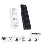 GloboStar® 73119 V1+R11 SKYDANCE ΣΕΤ Dimmer & Ασύρματο Χειριστήριο Αφής 1 Group RF 2.4Ghz 8A Max DC 5-36V (288W) - DC 3V IP20 - 5 Χρόνια Εγγύηση