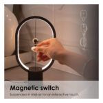 GloboStar® 76545 Επιτραπέζιο Φωτιστικό Πορτατίφ LED 15W 1500lm 360° DC 5V IP20 Θερμό Λευκό 2700K Γκρι & Λευκό Πλαστικό - Μ14 x Π5.5 x Υ24.8cm - 2 Xρόνια Εγγύηση - Image 11