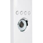 GLOBOSTAR® ZENTIME 76554 Μοντέρνο Επιτραπέζιο Φωτιστικό Γραφείου με Ασύρματη Φόρτιση 15W 3A & Ψηφιακό Ρολόι LED 3.5W 350lm 120° DC 5V με USB-C IP20 Ρυθμιζόμενο Λευκό CCT με Αφή 2700K/4500K/6000K Dimmable - Sanan SMD Chip - Μαύρο - Μ19.5 x Π14.5 x Υ38.8cm - 2 Χρόνια Εγγύηση - Image 11