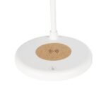 GLOBOSTAR® LUCORA 76555 Μοντέρνο Επιτραπέζιο Φωτιστικό Γραφείου με Ασύρματη Φόρτιση 10W 2A & 4W Bluetooth Ηχείο LED 3W 300lm 120° DC 5V με USB-C IP20 Ρυθμιζόμενο Λευκό CCT με Αφή 2700K/4500K/6000K Dimmable - Sanan SMD Chip - Λευκό - Μ12 x Π12 x Υ32cm - 2 Χρόνια Εγγύηση - Image 7