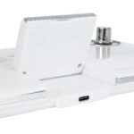 GLOBOSTAR® OLDY 76557 Μοντέρνο Επιτραπέζιο Φωτιστικό Γραφείου με Ασύρματη Φόρτιση 15W 3A, 5W Bluetooth Ηχείο & Ψηφιακό Ρολόι LED 3W 300lm 120° DC 5V με USB-C IP20 Ρυθμιζόμενο Λευκό CCT με Αφή 2700K/4500K/6000K Dimmable - Sanan SMD Chip - Λευκό - Μ13 x Π25 x Υ43cm - 2 Χρόνια Εγγύηση - Image 11