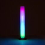 GLOBOSTAR® DIGICOLUMN 76562 Μοντέρνο Επιτραπέζιο Γραμμικό Ψηφιακό Φωτιστικό Digital Pixel Symphony Bar με WiFi Εφαρμογή LED 1.5W 90lm 120° DC 5V με USB-C & Επαναφορτιζόμενη Μπαταρία LiPo 601045 3.7V 280mAh IP20 Πολύχρωμο RGB Dimmable - Μαύρο - Μ5.6 x Π5.6 x Υ21.1cm - 2 Χρόνια Εγγύηση - Image 10