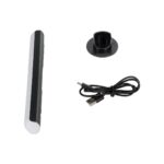 GLOBOSTAR® DIGICOLUMN 76562 Μοντέρνο Επιτραπέζιο Γραμμικό Ψηφιακό Φωτιστικό Digital Pixel Symphony Bar με WiFi Εφαρμογή LED 1.5W 90lm 120° DC 5V με USB-C & Επαναφορτιζόμενη Μπαταρία LiPo 601045 3.7V 280mAh IP20 Πολύχρωμο RGB Dimmable - Μαύρο - Μ5.6 x Π5.6 x Υ21.1cm - 2 Χρόνια Εγγύηση - Image 8