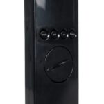 GLOBOSTAR® ZENTIME 76564 Μοντέρνο Επιτραπέζιο Φωτιστικό Γραφείου με Ασύρματη Φόρτιση 10W 2A & Ψηφιακό Ρολόι LED 3.5W 350lm 120° DC 5V με USB-C IP20 Ρυθμιζόμενο Λευκό CCT με Αφή 2700K/4500K/6000K Dimmable - Sanan SMD Chip - Μαύρο - Μ18 x Π12 x Υ40cm - 2 Χρόνια Εγγύηση - Image 11