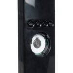 GLOBOSTAR® ZENTIME 76564 Μοντέρνο Επιτραπέζιο Φωτιστικό Γραφείου με Ασύρματη Φόρτιση 10W 2A & Ψηφιακό Ρολόι LED 3.5W 350lm 120° DC 5V με USB-C IP20 Ρυθμιζόμενο Λευκό CCT με Αφή 2700K/4500K/6000K Dimmable - Sanan SMD Chip - Μαύρο - Μ18 x Π12 x Υ40cm - 2 Χρόνια Εγγύηση - Image 12