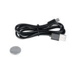 GLOBOSTAR® ZENTIME 76564 Μοντέρνο Επιτραπέζιο Φωτιστικό Γραφείου με Ασύρματη Φόρτιση 10W 2A & Ψηφιακό Ρολόι LED 3.5W 350lm 120° DC 5V με USB-C IP20 Ρυθμιζόμενο Λευκό CCT με Αφή 2700K/4500K/6000K Dimmable - Sanan SMD Chip - Μαύρο - Μ18 x Π12 x Υ40cm - 2 Χρόνια Εγγύηση - Image 14