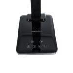 GLOBOSTAR® ZENTIME 76564 Μοντέρνο Επιτραπέζιο Φωτιστικό Γραφείου με Ασύρματη Φόρτιση 10W 2A & Ψηφιακό Ρολόι LED 3.5W 350lm 120° DC 5V με USB-C IP20 Ρυθμιζόμενο Λευκό CCT με Αφή 2700K/4500K/6000K Dimmable - Sanan SMD Chip - Μαύρο - Μ18 x Π12 x Υ40cm - 2 Χρόνια Εγγύηση - Image 7