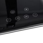 GLOBOSTAR® ZENTIME 76564 Μοντέρνο Επιτραπέζιο Φωτιστικό Γραφείου με Ασύρματη Φόρτιση 10W 2A & Ψηφιακό Ρολόι LED 3.5W 350lm 120° DC 5V με USB-C IP20 Ρυθμιζόμενο Λευκό CCT με Αφή 2700K/4500K/6000K Dimmable - Sanan SMD Chip - Μαύρο - Μ18 x Π12 x Υ40cm - 2 Χρόνια Εγγύηση - Image 9