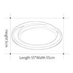 SE LED 48 AKIE BLACK CEILING 47x47x6cm 48W IP20 3CCT 2 YEARS WARRANTY - Image 3