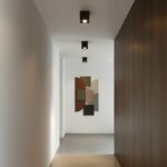 kelvo® AKIRA KLV-101-0028 Κινούμενο Φωτιστικό Downlight Σποτ για Λάμπα MR16 με Ντουί GU10 AC 220-240V IP20 - Μαύρο Ματ - Μ8 x Π8 x Υ10cm