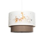 GLOBOSTAR® GIRAFFE 204-0008 Παιδικό Κρεμαστό Φωτιστικό Οροφής με Ντουί 1 x E27 AC 220-240V IP20 - Πολύχρωμο - Μ30 x Π30 x Υ24cm - Image 2