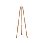 GLOBOSTAR® TRIPOD 203-0260 Μοντέρνο Επιδαπέδιο Φωτιστικό με Ντουί 1 x E27 AC 220-240V IP20 - Μπεζ - Μ38 x Π38 x Υ120cm - Image 2