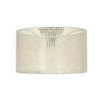 GLOBOSTAR® CILIO 203-0155 Μοντέρνο Φωτιστικό Οροφής με Ντουί 1 x E27 AC 220-240V IP20 - Λευκό - Μ38 x Π38 x Υ23cm - Image 2