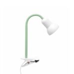 GLOBOSTAR® TAVOLO 204-0153 Παιδικό Επιτραπέζιο Φωτιστικό Πορτατίφ με Ντουί 1 x E14 AC 220-240V IP20 - Πράσινο & Λευκό - Μ11 x Π9 x Υ35cm - Image 2