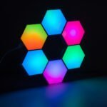 GloboStar® DIGIOCTA 90448 Σετ 6 Ψηφιακων LED RGB Φωτιστικών Κυψελών με Ψηφιακό Controller με WiFi Smart APP & Ασύρματο Χειριστήριο RF 2.4Ghz - LED SMD 5050 9W/Σετ 84PIXEL/Σετ 720lm/Σετ 120° DC 5V με USB 2.0 IP20 Πολύχρωμο RGB - Dimmable - Μ10.5 x Π10.5 x Υ3cm Ανά Κυψέλη - 2 Χρόνια Εγγύηση - Image 14