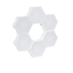 GloboStar® DIGIOCTA 90448 Σετ 6 Ψηφιακων LED RGB Φωτιστικών Κυψελών με Ψηφιακό Controller με WiFi Smart APP & Ασύρματο Χειριστήριο RF 2.4Ghz - LED SMD 5050 9W/Σετ 84PIXEL/Σετ 720lm/Σετ 120° DC 5V με USB 2.0 IP20 Πολύχρωμο RGB - Dimmable - Μ10.5 x Π10.5 x Υ3cm Ανά Κυψέλη - 2 Χρόνια Εγγύηση - Image 3