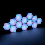 GloboStar® DIGIOCTA 90449 Σετ 12 Ψηφιακων LED RGB Φωτιστικών Κυψελών με Ψηφιακό Controller με WiFi Smart APP & Ασύρματο Χειριστήριο RF 2.4Ghz - LED SMD 5050 18W/Σετ 168PIXEL/Σετ 1440lm/Σετ 120° DC 5V με USB 2.0 IP20 Πολύχρωμο RGB - Dimmable - Μ10.5 x Π10.5 x Υ3cm Ανά Κυψέλη - 2 Χρόνια Εγγύηση - Image 15