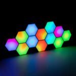 GloboStar® DIGIOCTA 90449 Σετ 12 Ψηφιακων LED RGB Φωτιστικών Κυψελών με Ψηφιακό Controller με WiFi Smart APP & Ασύρματο Χειριστήριο RF 2.4Ghz - LED SMD 5050 18W/Σετ 168PIXEL/Σετ 1440lm/Σετ 120° DC 5V με USB 2.0 IP20 Πολύχρωμο RGB - Dimmable - Μ10.5 x Π10.5 x Υ3cm Ανά Κυψέλη - 2 Χρόνια Εγγύηση - Image 16