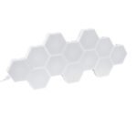 GloboStar® DIGIOCTA 90449 Σετ 12 Ψηφιακων LED RGB Φωτιστικών Κυψελών με Ψηφιακό Controller με WiFi Smart APP & Ασύρματο Χειριστήριο RF 2.4Ghz - LED SMD 5050 18W/Σετ 168PIXEL/Σετ 1440lm/Σετ 120° DC 5V με USB 2.0 IP20 Πολύχρωμο RGB - Dimmable - Μ10.5 x Π10.5 x Υ3cm Ανά Κυψέλη - 2 Χρόνια Εγγύηση - Image 3