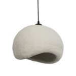 GLOBOSTAR® STONE 204-0124 Μοντέρνο Κρεμαστό Φωτιστικό Οροφής με Ντουί 1 x E27 AC 220-240V IP20 - Γκρι - Μ35 x Π31 x Υ26cm - Image 2